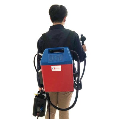 Máquina de limpieza con láser de fibra de 100W de batería de litio Rust Remal para madera de piedra metálica