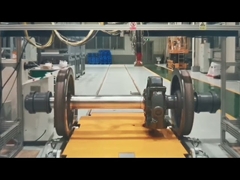 Laser Composite Cleaning Machine for rust removal Train axle wheel set