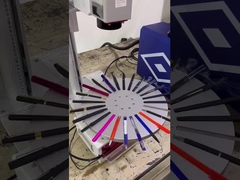 máquina de la marca del laser de la fibra de la tabla rotatoria 20w